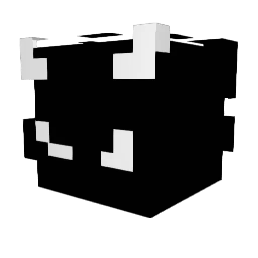 rekyzzz Minecraft avatar head, 3D render