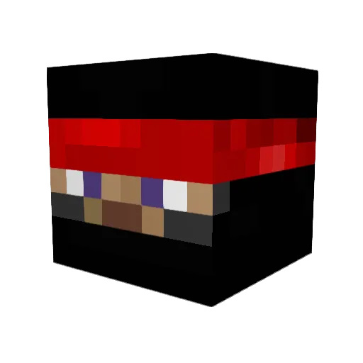 relakos Minecraft avatar head, 3D render