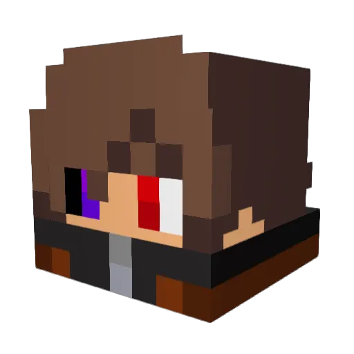 relegation11 Minecraft avatar head, 3D render