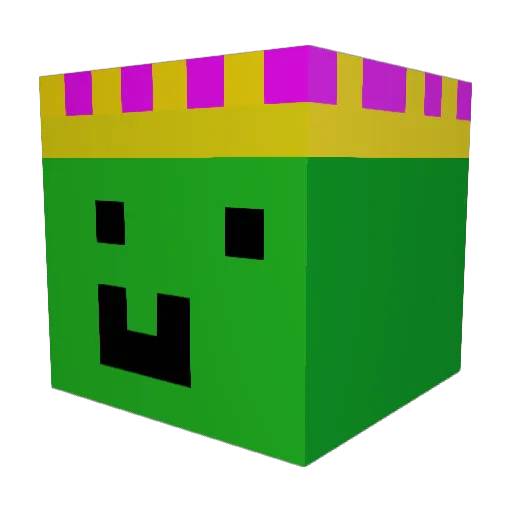 relequit Minecraft avatar head, 3D render