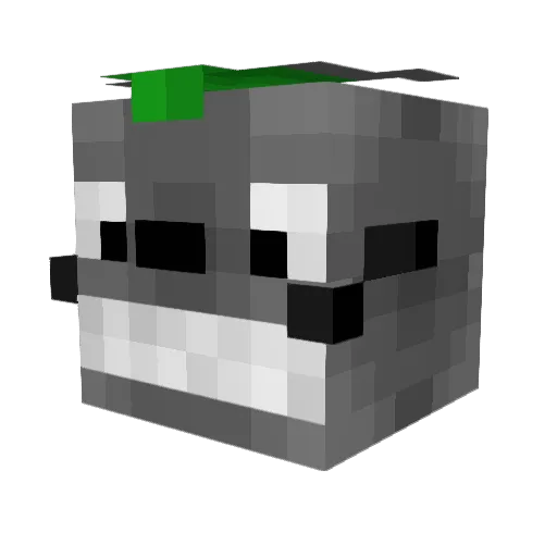 reliablemongoose Minecraft avatar head, 3D render