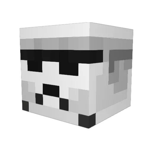 relish9d Minecraft avatar head, 3D render