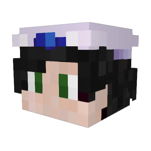 relyTmIiH Minecraft avatar head, 3D render