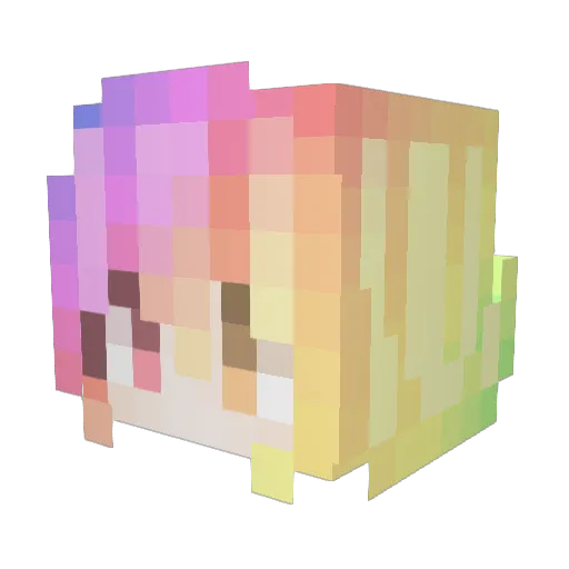 rem0216 Minecraft avatar head, 3D render