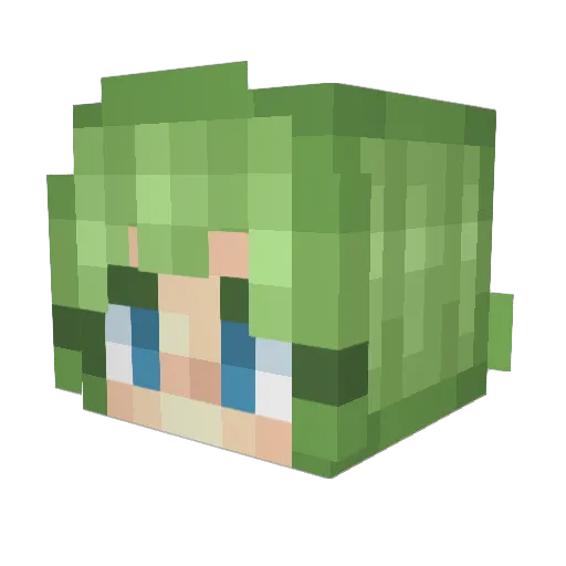 remark0able Minecraft avatar head, 3D render
