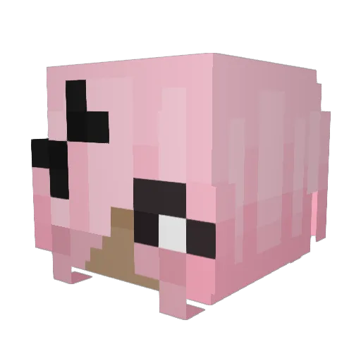 remb1te Minecraft avatar head, 3D render