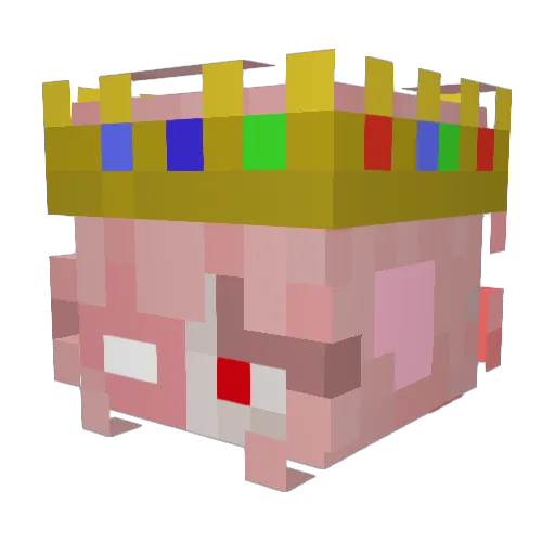 remblade Minecraft avatar head, 3D render