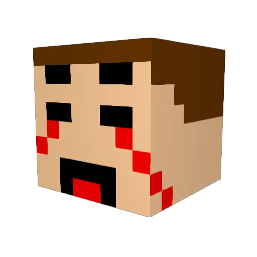 remcat002 Minecraft avatar head, 3D render