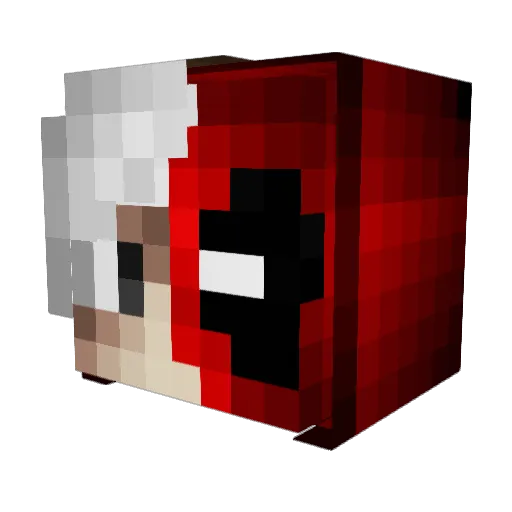 remek2017 Minecraft avatar head, 3D render