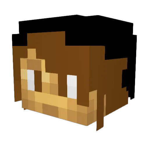 remiboss24 Minecraft avatar head, 3D render