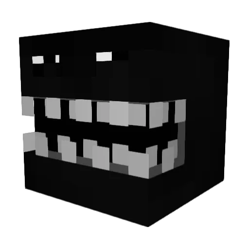 remix_shun Minecraft avatar head, 3D render