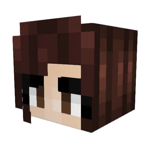 remma112 Minecraft avatar head, 3D render