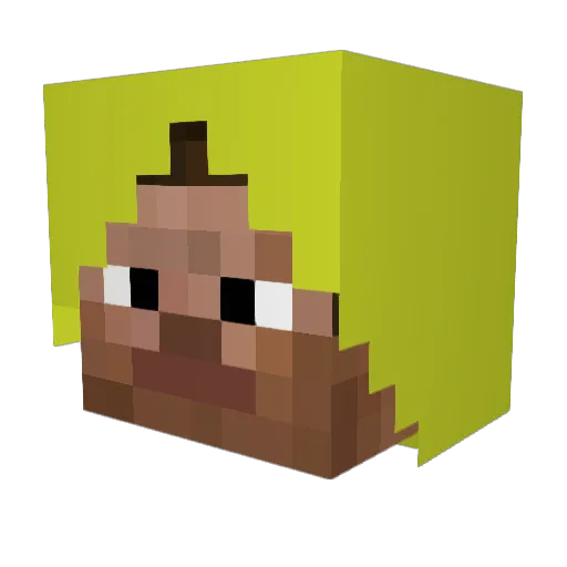 remon_1029 Minecraft avatar head, 3D render