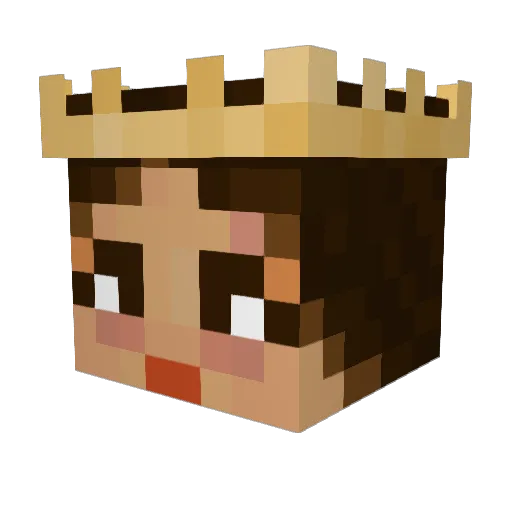 remotequeen1 Minecraft avatar head, 3D render