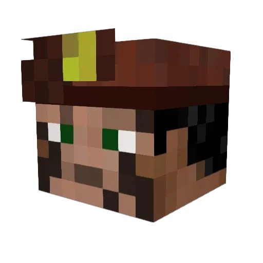 removalist95 Minecraft avatar head, 3D render