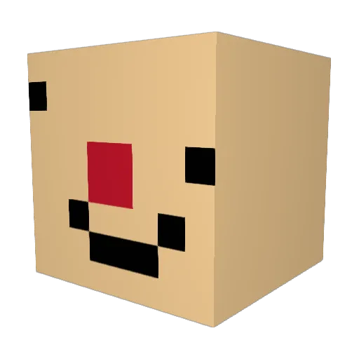 remppareiska_ Minecraft avatar head, 3D render
