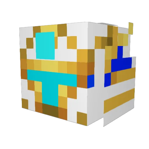 remrem33 Minecraft avatar head, 3D render
