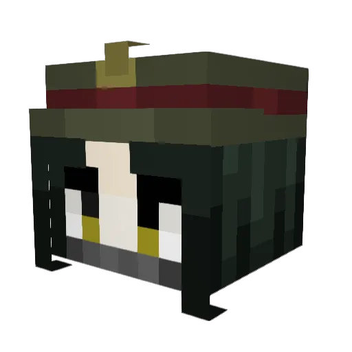 remrin_ Minecraft avatar head, 3D render