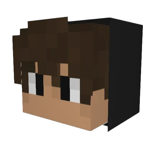 remsua Minecraft avatar head, 3D render