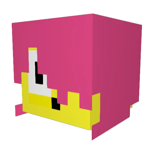 remyalert Minecraft avatar head, 3D render