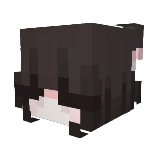 ren6ie Minecraft avatar head, 3D render