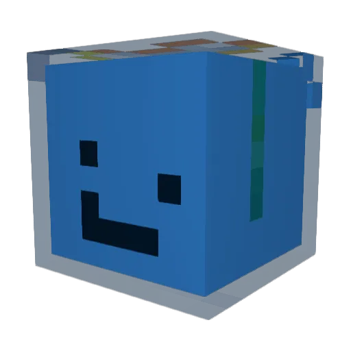 ren_252 Minecraft avatar head, 3D render