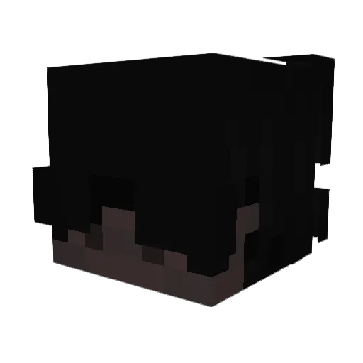ren_corpse Minecraft avatar head, 3D render