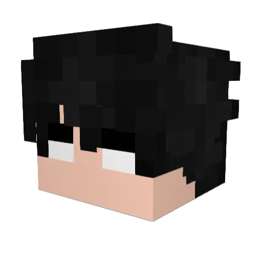 renaatow Minecraft avatar head, 3D render