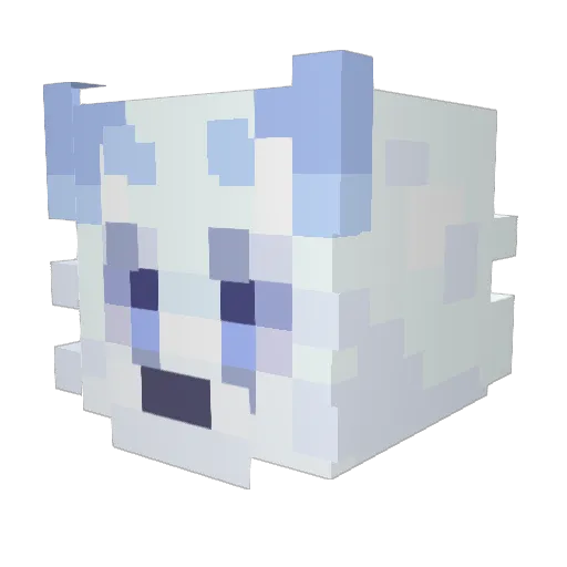 renamonsimp Minecraft avatar head, 3D render