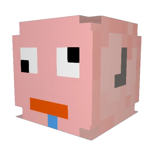 renati_2002 Minecraft avatar head, 3D render