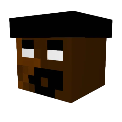 renato0714 Minecraft avatar head, 3D render