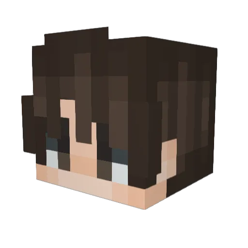 renatonta Minecraft avatar head, 3D render