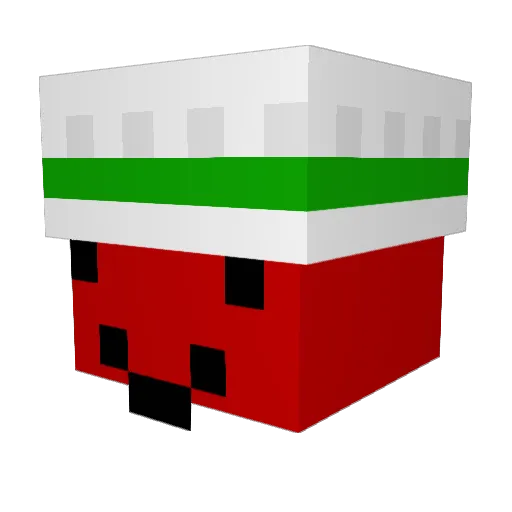 renazz Minecraft avatar head, 3D render
