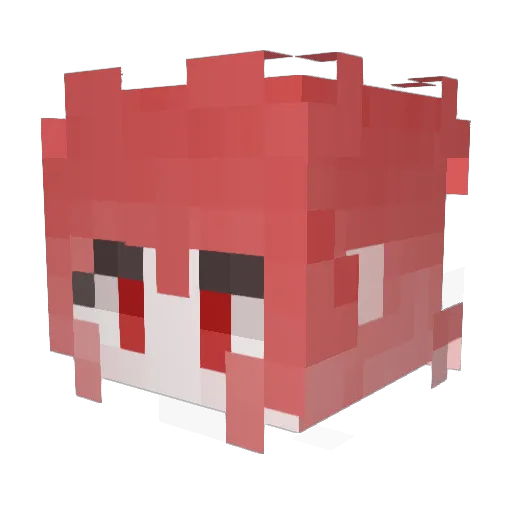 renee113 Minecraft avatar head, 3D render