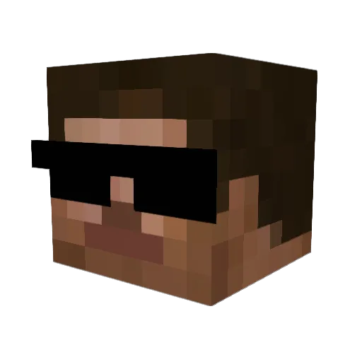 renegade9191 Minecraft avatar head, 3D render