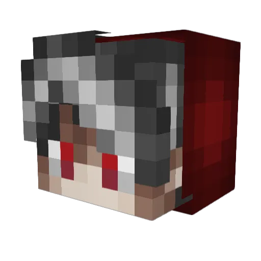 reneus Minecraft avatar head, 3D render