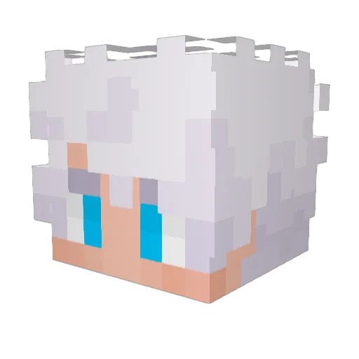 renewmc Minecraft avatar head, 3D render