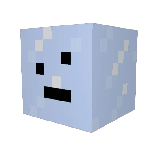 renf48 Minecraft avatar head, 3D render