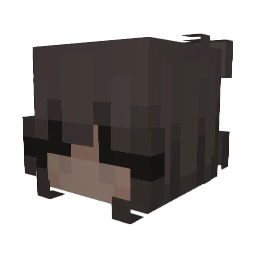 renismee Minecraft avatar head, 3D render