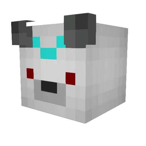 renkooooo Minecraft avatar head, 3D render