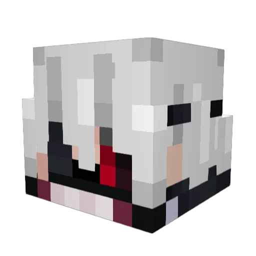 renkwen Minecraft avatar head, 3D render
