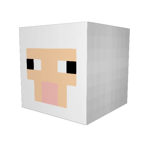 renn0125 Minecraft avatar head, 3D render