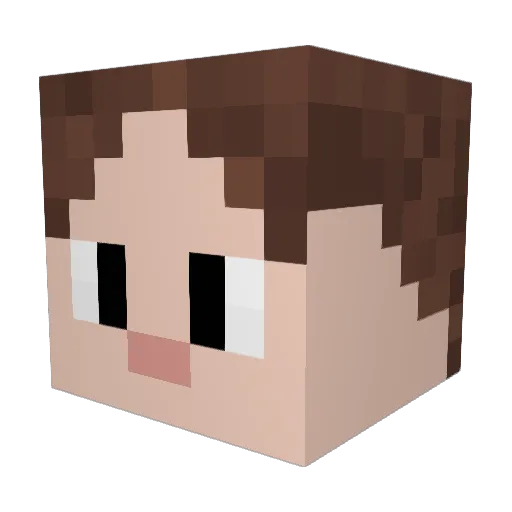 rennie1256 Minecraft avatar head, 3D render