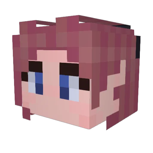 renny0_0 Minecraft avatar head, 3D render