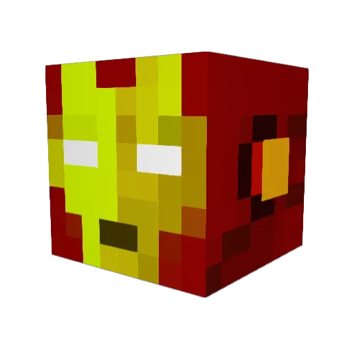 renotb Minecraft avatar head, 3D render