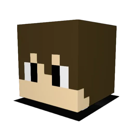 renove0 Minecraft avatar head, 3D render