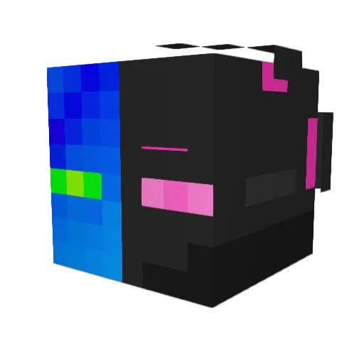 renrew01 Minecraft avatar head, 3D render