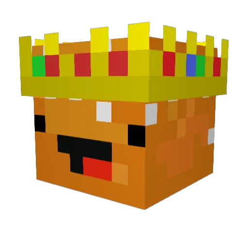 rensirab Minecraft avatar head, 3D render