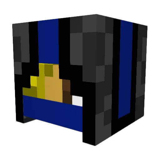 rensselot Minecraft avatar head, 3D render