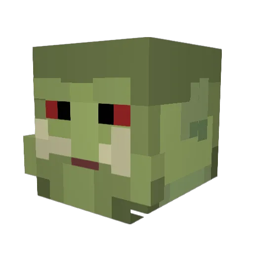 rentalsnake_ Minecraft avatar head, 3D render